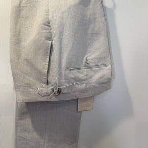 NWT Light Grey Brescia Trousers Suitsupply